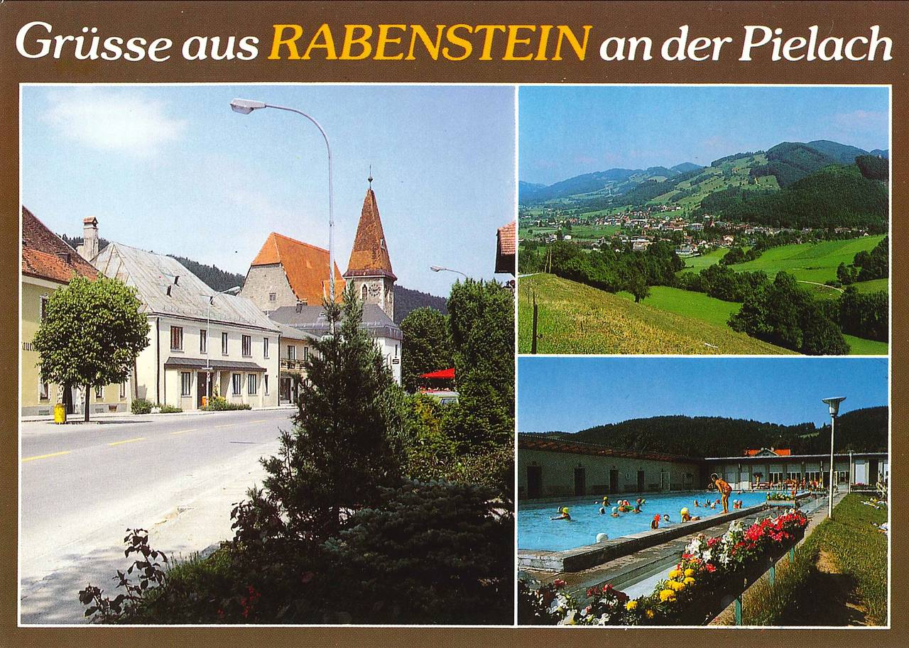 Rabenstein Riedstraße Rabenstein - Mehrbild-Ansichtskarte